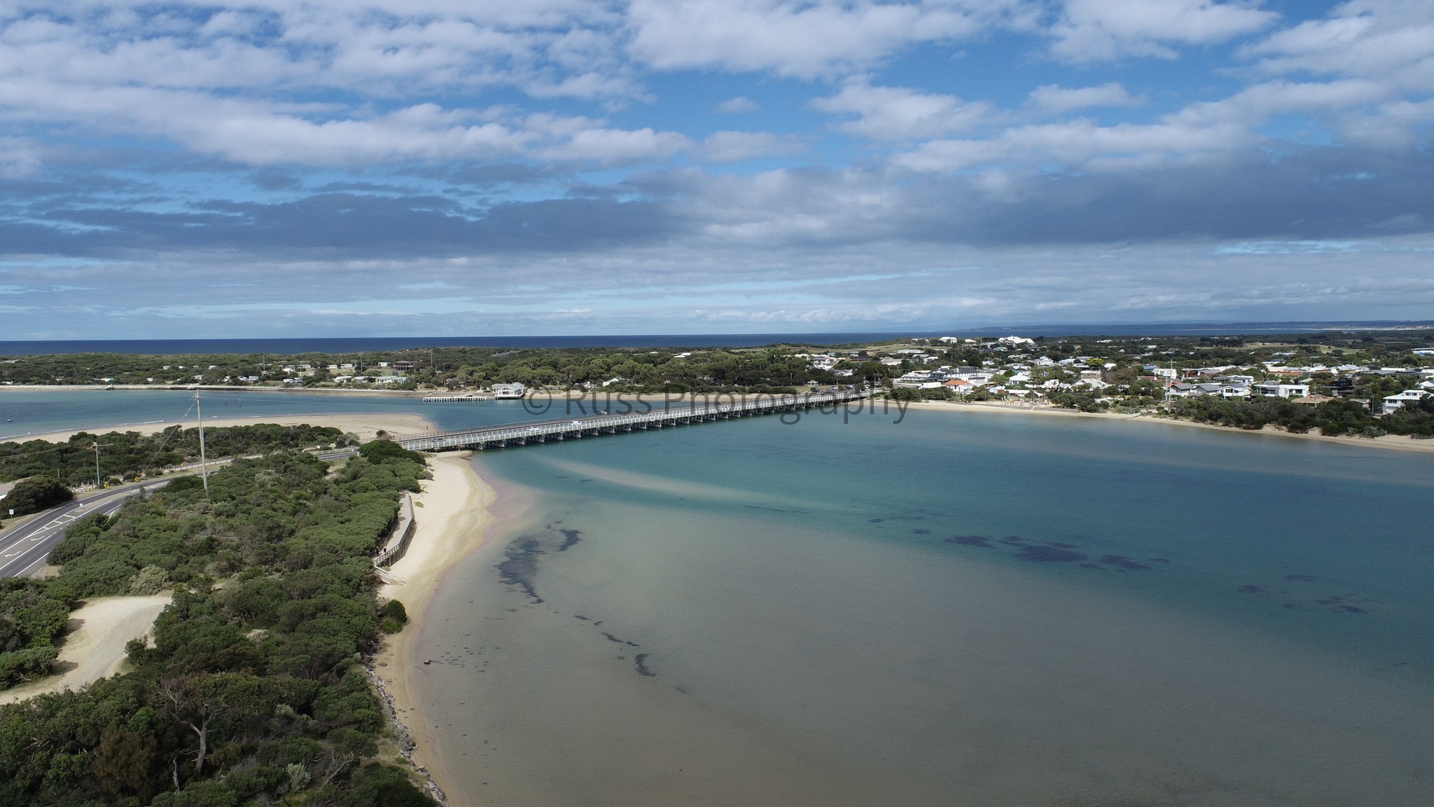 Barwon River at Barwon Heads. Victoria.